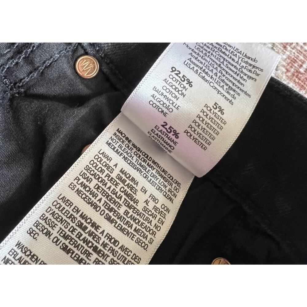 Mother The Insider Crop Ankle Not Guilty Womens Black Jeans Size 25 - Picture 8 of 10